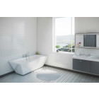 Cleargreen baignoire en îlot rectangulaire freefortis r35 180x80 écologique