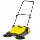 Balayeuse karcher s650 2en1 mecanique pour déchets secs et humides 3 brosses bac 16 litres surface de travail 1800m2/h