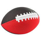 Ballon rugby gonflable 18cm rouge et noir