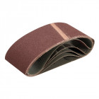 Bandes abrasives 75 x 457 mm 5 pcs - Grain 100