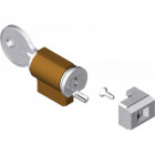 Barillet pour profil 35 à 36 mm pour fermetures encastrées série 6790 pour coulissant menuiserie aluminium type 9434