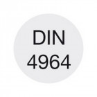 Barreau, DIN 4964, forme A, rond, Ø h8 : 16 mm, Long. totale 160 mm