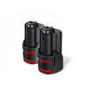 Pack de 2 batteries 10,8V 2Ah GBA 10,8 V 2,0 Ah O-B BOSCH 1600Z00040