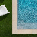 Kit complet | margelles pour piscine 6x3m en pierre de bourgogne dorée (+ colle, joint, hydrofuge ...)
