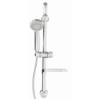 Barre de douche 3 jets thermador 175 cm fixation réglable en hauteur - agh175ba