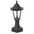 Borne bayswater, polypropylène et verre, noir