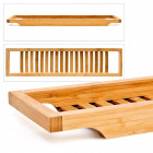 Pont de baignoire salle de bain rangement en bois de bambou 64 cm 3213049 helloshop26 3213055