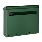 Boîte à lettres bretagne gm decayeux - 400 x 320 x 100 mm - 13l - vert mousse ral 6005 - 115226