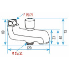 Bec bain/douche inverseur automatique - diff