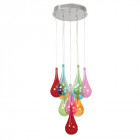 Suspension niro, multicolore