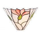 Applique botanica, verre et métal