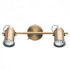 Spot laiton industrial 2 ampoules 15 cm