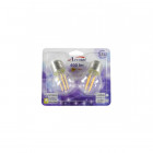 Blister de 2 ampoules LED filament sphérique