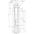 Goujons d'ancrage haute sécurité dimensions au choix