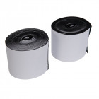 Bobines de bandes auto-agrippantes noires autocollantes 2 pcs