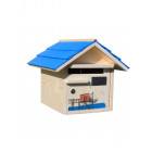 Boîte aux lettres en bois créastuce : au bout de la jetee (1 porte prestige)