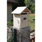 Boîte aux lettres en bois créastuce : condamine (1 porte)