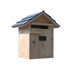 Boîte aux lettres en bois créastuce : condamine prestige (1 porte)