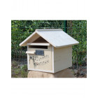 Boîte aux lettres en bois créastuce : domiciladore (1 porte)