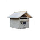 Boîte aux lettres en bois créastuce : maillat (1 porte)