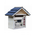 Boîte aux lettres en bois créastuce : nautilus (courte prestige)