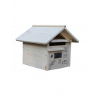 Boîte aux lettres en bois créastuce : routard (1 porte)