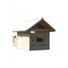 Boîte aux lettres en bois créastuce : routard (2 portes)