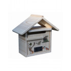 Boîte aux lettres en bois créastuce : st hubert (courte)