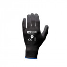 Boîte de 12 paires de gants ks tools - microfibres - noir - taille xl - 310.0330
