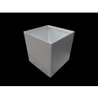 Boite à eau alu 200x200x210 - RAL 2900S Gris Sablé