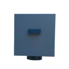 Boite à eau zinc 250x250x250 - Bleu cendre