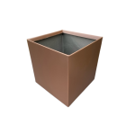 Boite à eau zinc 190x190x190 - Brun écorce