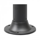 Borne d'extérieur noire street 1 ampoule 99 cm