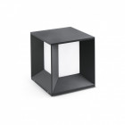 Borne de jardin gris foncé mila