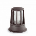 Borne de jardin gris foncé surat 1 ampoule