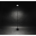 Borne invisible, aluminium et polycarbonate, noir