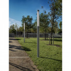 Borne lyon led 48w 3000k, aluminium et polycarbonate