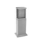 Borne nott grise, 50cm, aluminium et pmma