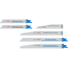 Coffret 6 lames PRO Demolition pour scies sabres - BOSCH - 2607011820