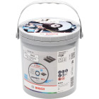 Disque à tronçonner droit standard pour métal - 125 x 1 x 22,23 mm - Seau de 100 pièces - BOSCH - 2608626116