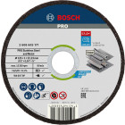 Disque à tronçonner PRO à moyeu standard plat pour acier inoxydable et métal - 125 x 1 x 22,23 mm - BOSCH - 2608603171