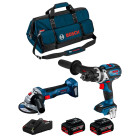Bosch kit bk2013bag (gsr 18v-110 c gws 18v-7 2 x 4,0 ah gal18v-40 hd bag)