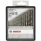 Set de 13 forets à métaux rectifiés HSS-co Robust Line, pointe de perçage 135° BOSCH 2607019926