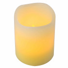 Bougie ivoire avec led+minuterie