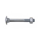 Boulon VISWOOD Tête ronde collet caré - AZ 4.8 - Ø7 x 35 mm - Boite de 200 - 5017035
