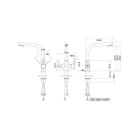 Brita 1009970 robinet filtrant wd3020 chrome livré sans cartouche