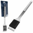 Brosse inox 3 fonctions 43 cm pour barbecue