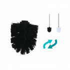 Brosse WC noire de rechange pour balai brosse de marque MSV 141194