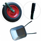 Brouette de chantier et de jardinage acier anti corrosion     70 l