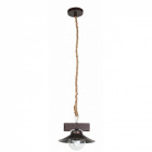 Suspension rouille nudos 1 ampoule